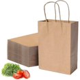 thumbnail image 1 of 20 Pices Sacs En Papier Avec Poigne Sac De Faveur Sacs De Fte Avec Poigne Sac En Papier Kraft Pour Les Faveurs Du Parti Pour La Cuisson Des Aliments B, 1 of 5