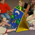 thumbnail image 2 of Felt Board Practical Felt Board Dual Color Folding Decorative Fastener Tape Standing Felt Board for Home, 2 of 6