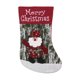 thumbnail image 2 of Ganfancp Adornos Navideños Bolsa de Regalos Calcetines de Navidad Papá Noel Rojo Ofertas Del Día 1X Media de Navidad, 2 of 4