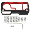 thumbnail image 2 of Motorcycle Instrument Bezel, Metal Motorcycle Meter Cover  For Modification Red, 2 of 8
