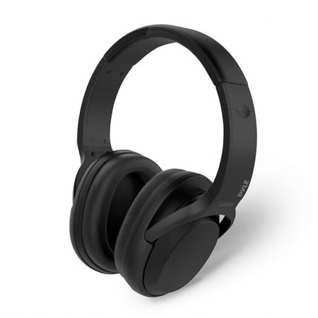PYLE PBTNC50 - Active Noise-Cancelling Headphones with Bluetooth Wireless Music Streaming and