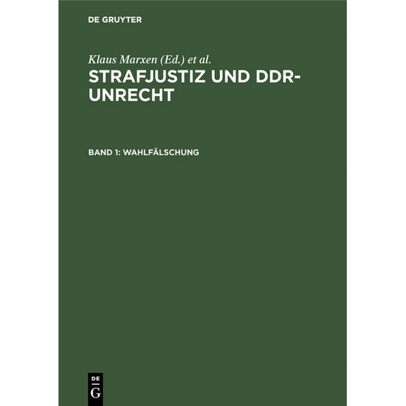 Wahlfälschung (Hardcover)