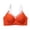 Orange, variant on Womens Dressy Bras Plus Size Solid Color Thin Seamless Bra Sag Uplift