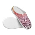 thumbnail image 3 of Haiem Leopard Skins And Heads Print Women's Fuzzy Memory Foam House Slipper Cozy Home Footwear Non-slip Winter Slippers-40/41, 3 of 7
