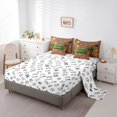 thumbnail image 5 of Homewish Happy Birthday 7-Piece Twin Bedding Sets,Abstract Pixel Geometric Bedding Comforter Set,Green Brown Sheet Sets For Boys Kids,Ultra Soft Home Decor Reversible, 5 of 8