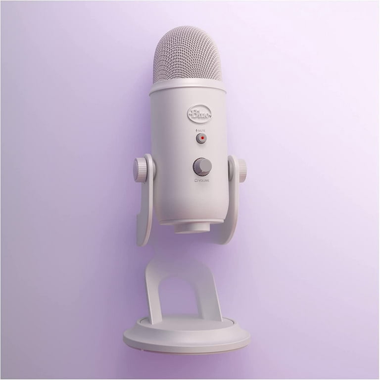 Blue Microphones Yeti Microphone (White Mist) with Boom Arm Stand