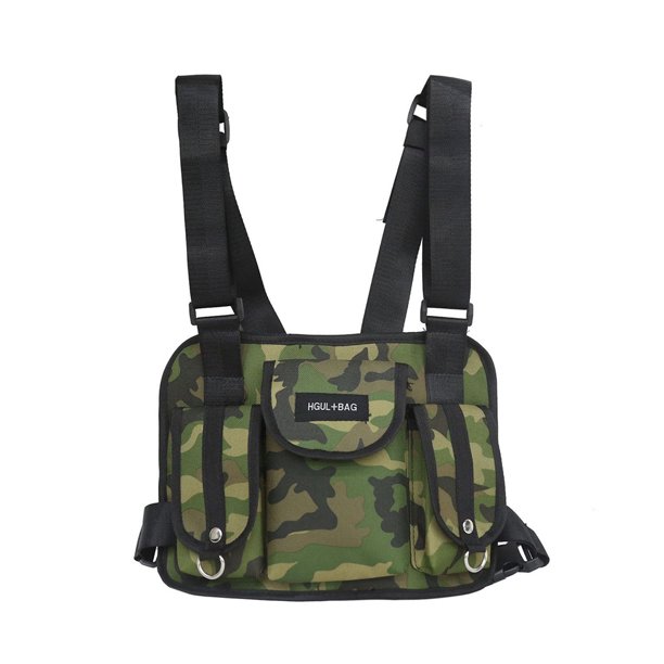 Riñonera De Moda Hip Hop Para El Pecho, Bandoleras Cruzadas, Ropa De Calle, Bolsas Para El Pecho Cateissary AP006594-01