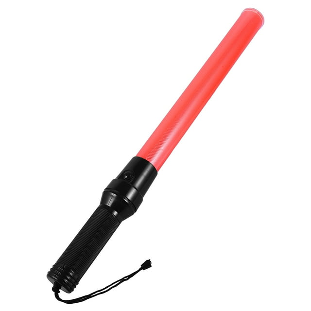 SHISUYAN Traffic Wand Led Traffic Control Sticks Light Wands Flashing Traffic Control Light For Parking Direct Airport Safety (Battery Not Included)