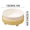thumbnail image 3 of Cats Bowl Ceramic Double Bowl Water Bowl Cervical Spine Protection Tall And Wide Pet Food Bowl Drinking Bowl, 3 of 8