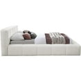 thumbnail image 7 of Pemberly Row Contemporary Soft Cream Chenille Fabric Queen Bed, 7 of 7