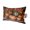 Black Pumpkin Orange Lemon Yellow, variant on 1 Pack Outdoor Waterproof Throw Pillows for Head,Halloween Pumpkin Ghost Maple Leaf Cushion Cases with Insert&Straps Neck Pillows for Patio Recliner Chair,Retro Wood Board
