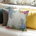 thumbnail image 3 of PRATYUS Floral Print Throw Pillow Cover Farmhouse Decor for Home Sofa Couch Set of 1 Linen Cushion Case 18x18in, 3 of 5
