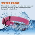 thumbnail image 4 of DogLine -Biothane Waterproof Dog Collar with Quick Release Buckle Strong Coated Nylon Webbing with Odor-Proof for Easy Care and Clean Fits Small Medium Large Dogs(Pink: L: 15" - 25" | Width 1"), 4 of 8