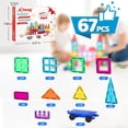 thumbnail image 5 of Bmag Bloques de Construcción de Azulejos Magnéticos para Niños Pequeños Bloques de Construcción Imán 3D con 1 Coche STEM Bloques de Construcción de Aprendizaje Educativo para Niños Apilamiento de Jugu, 5 of 5