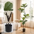 thumbnail image 2 of Easy4Home 5.3FT Artificial Plant Fake Ficus Tree Potted Indoor Faux Floor Plant for Home Office Decor, 2 of 8