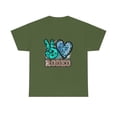 thumbnail image 2 of Rodeo Peace And Love Unisex Heavy Cotton Tee, 2 of 9