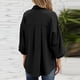 thumbnail image 5 of Moda Mujer Camiseta de manga larga Otoño Frente abierto Prendas de abrigo sueltas Blusa sólida Abrigo Tops Fridja  czfsfas6734, 5 of 9