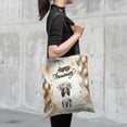 thumbnail image 4 of Happy Anniversary English Springer Spaniel Celebrates Wedding Love Family Party All Over Print 3D Canvas Tote Bag Springers Dog Lover Gifts Reusable Handbag - 01015, 4 of 5
