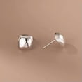 thumbnail image 3 of K-KED 925 Sterling Silver Geometric Art Shape Stud Earrings Ear Studs-Gold, 3 of 6