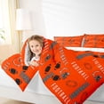 thumbnail image 4 of Homewish Kids Rugby Football Bedding Comforter Set,American Sport Theme Twin Comforter Sets,Orange Black Bedding Set For Boy,Microfiber Bedroom Decor Reversible,2 Pieces, 4 of 8