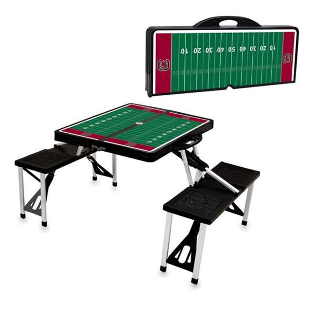 Picnic Time 811 00 175 525 0 University Of South Ina Picnic Time 811 00 175 525 0 University Of South Ina Digital Print Portable Folding Table With Four Seats Black