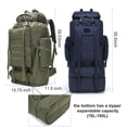 thumbnail image 2 of Mochila de Senderismo W WINTMING 70L/100L Mochila de Camping MOLLE, 2 of 6