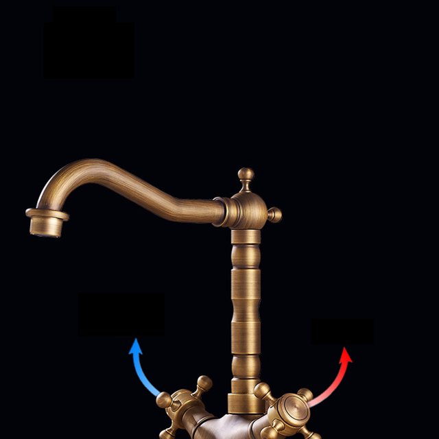 HEALEEP Cold Tap Only Copper Kitchen Faucet Golden 1Pack Wear Resistant Material For Home Use