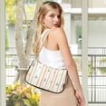 thumbnail image 5 of FORMRS Womens Shoulder Bag with Chain Strap Clutch Purse Cute Tote Handbag, Beige Nautical Pattern, 5 of 7