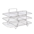 thumbnail image 4 of Rack deshidratador, 304 acero inoxidable apilable freidante desmontable barra de espacio ahorro de espacio para cocina, 4 of 7