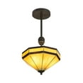 thumbnail image 4 of Meyda Tiffany 72560 Top Ridge 3 Light 14" Wide Semi Flush Ceiling Fixture - Bronze, 4 of 6