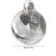 thumbnail image 5 of Billuyoard Bola de plumas Ángel en adorno conmemorativo signo decoraciones conmemorativas para papá mamá decoración familiar bola Navidad decoración Decoración del hogar Amar a mamá Billuyoard HA003103-13, 5 of 6