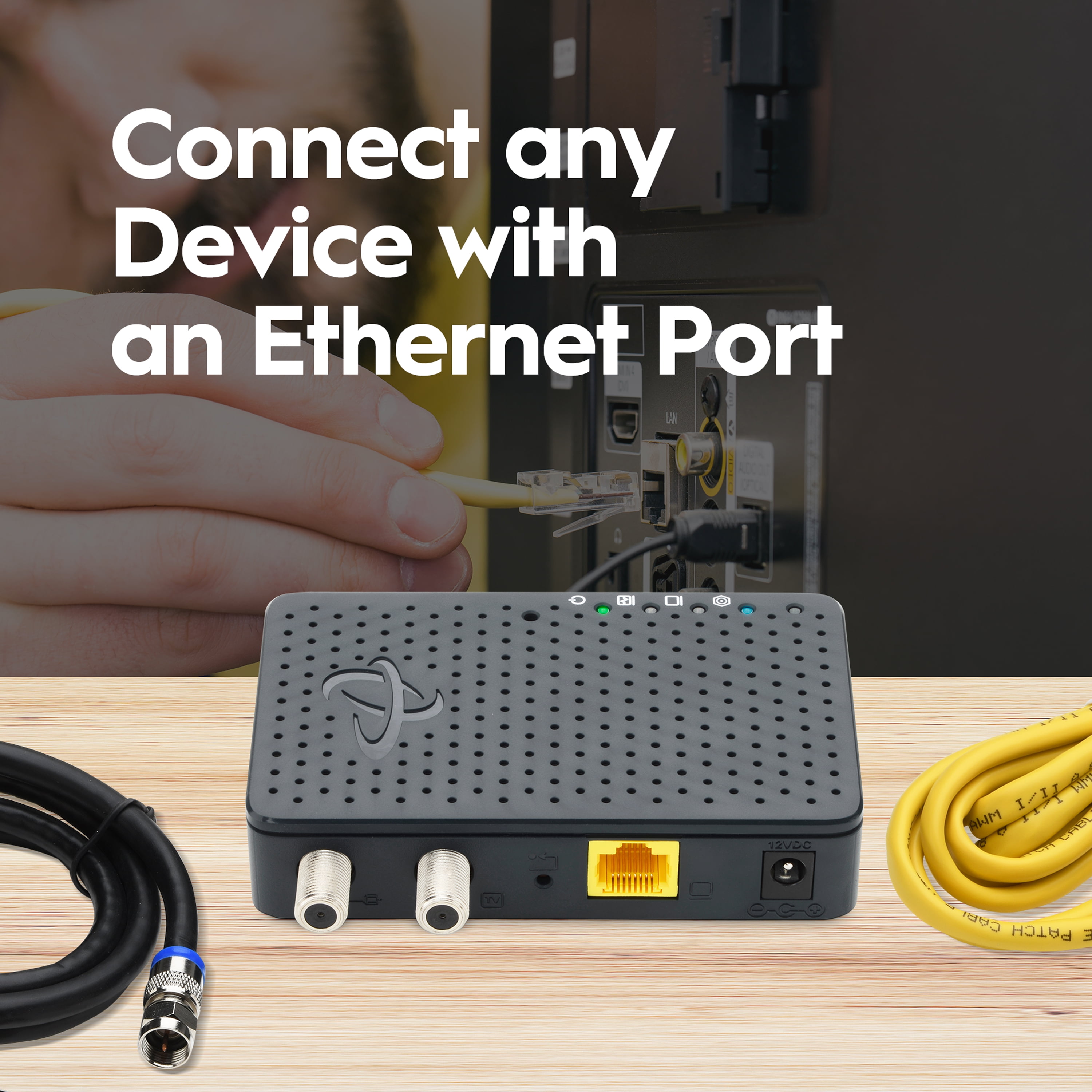 A.P.C. COGXXF10201IAV 関税送料込 Hitron MoCA 2.5 Adapter - Ethernet over Coax 2-Pack, 1 Gbps