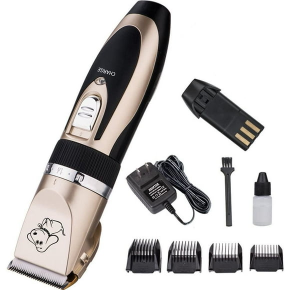 Quiet Rechargeable Cordless Electric Dog Hair Clippers, Powerful Pet Shaver Hair Clippers Dog Trimmers
