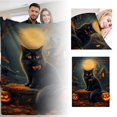 thumbnail image 2 of Manta Estampada De 70 X 100 Cm Noche De Halloween Manta De Franela De Halloween Manta Cálida De Otoño Manta Cálida Familiar De Halloween, 2 of 7