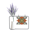 thumbnail image 1 of repeat flower illustration pattern Artificial Lavender Flower Vase Bottle Card, 1 of 2