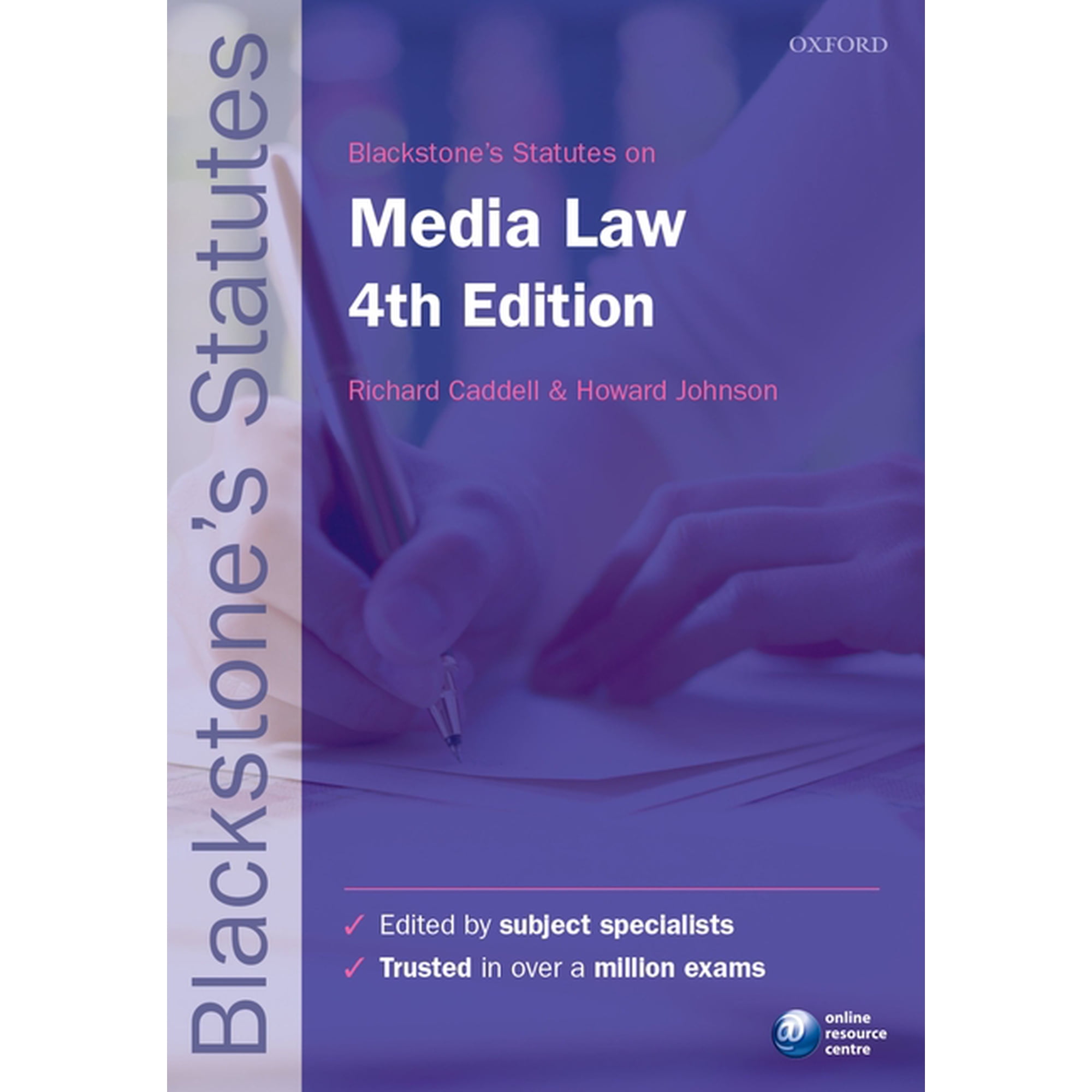 Blackstone's Statute Blackstone's Statutes on Media Law, (Paperback)