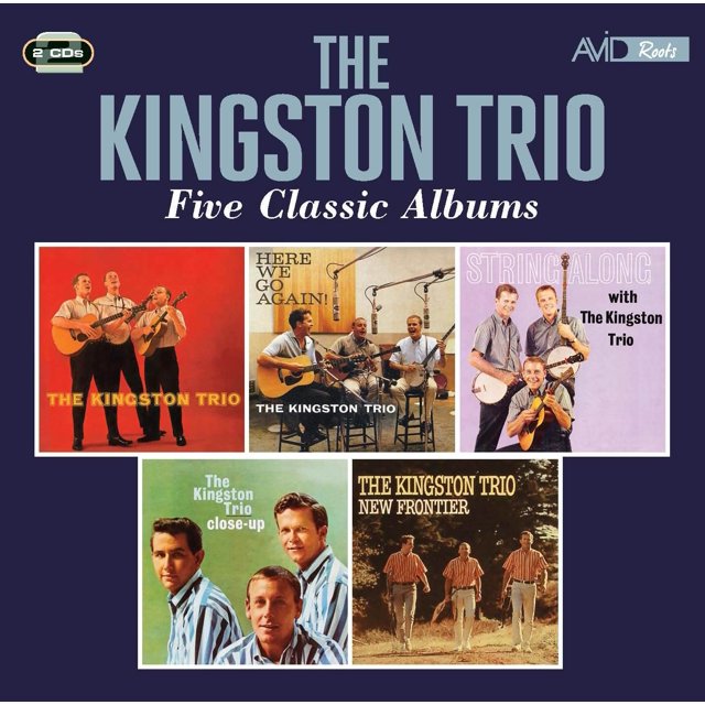 CD Avid The Kingston Trio Cinco Álbumes Clásicos Doble CD