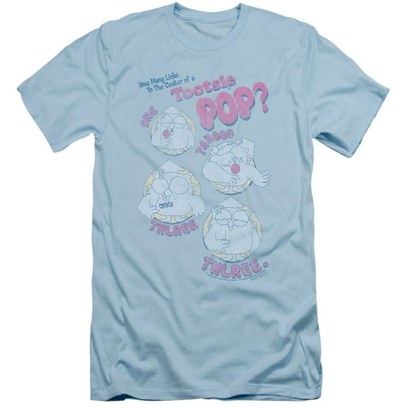 Tootsie Roll Three S/S Adult 30/1 T-Shirt Light Blue