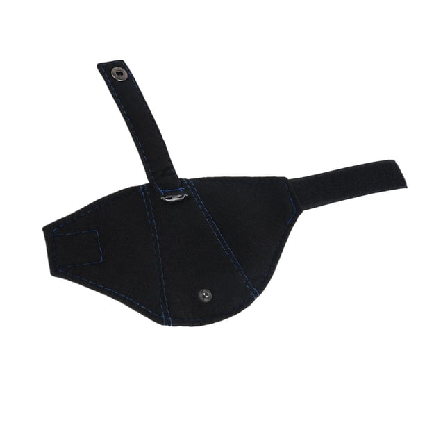 Ajustador del cinturón de seguridad Decoración interior Confort Cinturón de respaldo de asiento de automóvil portátil franela azul