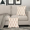 thumbnail image 3 of Burnt Orange Pillow Covers 18x18 Inch Bohemian Geometric Decorative Throw Pillow Covers Modern Boho Outdoor Pillowcases Cotton Linen Cushion Covers for Couch Sofa Bed Home Decor (Pack of 2), 3 of 6