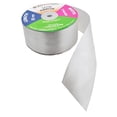 thumbnail image 2 of Silver Satin Ribbon 2 Inch 50 Yard Roll for Gift Wrapping, Weddings, Hair, Dresses, Blanket Edging, Crafts, Bows, Ornaments; by Mandala Crafts, 2 of 4