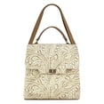 thumbnail image 4 of Bolso Para Dama Hueso Piel Grabado Camel Piel Addae Nueva Imagen, 4 of 5