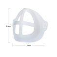 thumbnail image 5 of Silicone Mask Holder Internal Support Frame For Homemade Cloth Mask Cool Mask Hole More Space Comfortable Breathing Washable Reusable, 5 Pieces Clear, 5 of 5