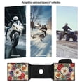 thumbnail image 6 of Uorisanigo ATV Tank Top Saddle Bag, Ethnic Floral Snowmobiles Motorcycles Oil Tank Bag, ATV Saddlebags Compatible with Most UTV Motorcycle, Snowmobile, 6 of 7