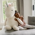 thumbnail image 3 of Animal Adventure® Little Luxuries Premium 38" Jumbo Plush Unicorn, 3 of 5