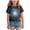 Tshirts-Purple, variant on kpoplk Girl's Graphic Short Sleeve Tshirts Cute Summer Casual Loose Tee Shirts(Dark Blue,4-5 Y )
