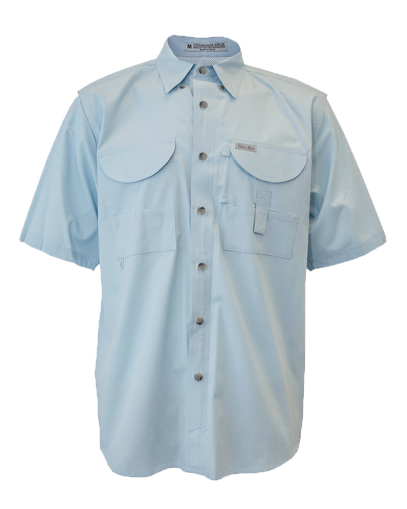 Tiger Hill Men's Tall Fishing Shirt Short Sleeves