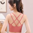 thumbnail image 3 of Qarigey Camiseta sin mangas con espalda cruzada elástica transpirable para el pecho Prendas para la parte del cuerpo Rojo Qarigey AP017241-03, 3 of 6
