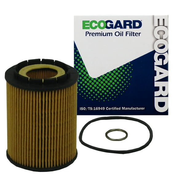 ECOGARD X5545 Premium Cartridge Engine Oil Filter for Conventional Oil Fits Volkswagen Jetta 2.8L 1996-2002, Touareg 3.2L 2004-2006, Touareg 3.6L 2007-2011, Touareg 4.2L 2004-2007