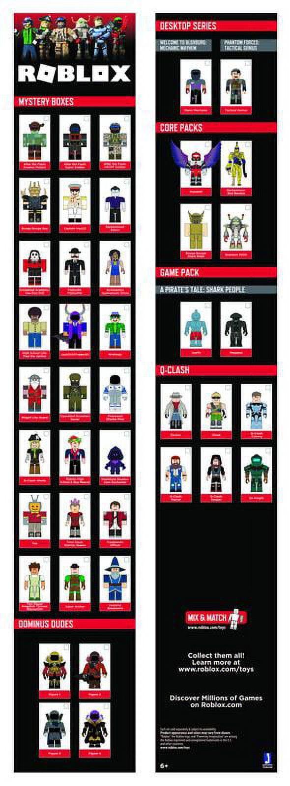  Roblox Action Collection - Q-Clash Six Figure Pack [Includes  Exclusive Virtual Item]